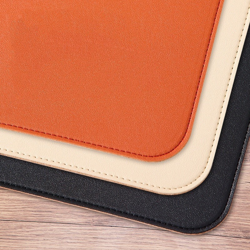 แผ ่ นรองเมาส ์ ขนาดใหญ ่ 3.8 มม.หนา PVC หนัง Cork วัสดุโต ๊ ะ Pad 60X30 80X40 90X43 ซม