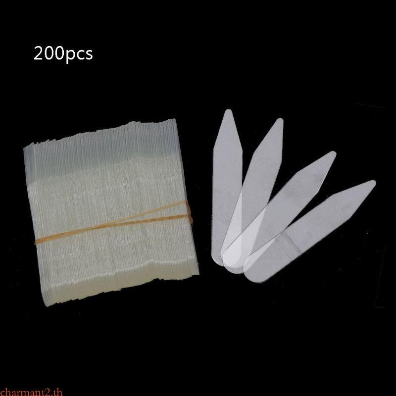 Charmant Collar Stiffeners Stay For Dress Shirt Men Gifts Clear Plastic Collar Stays 55mm