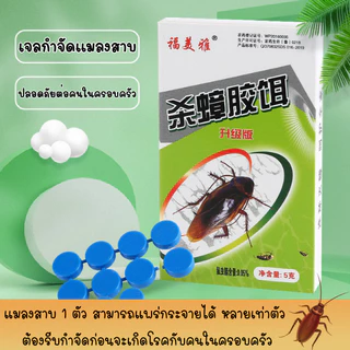 GaGiNang เจลกำจัดแมลงสาบ เหยื่อกำจัดแมลงสาบ ชนิดเจล ใช้ได้ในระยะยาวถึง 6 เดือน กล่อง มี 8 ชิ้น