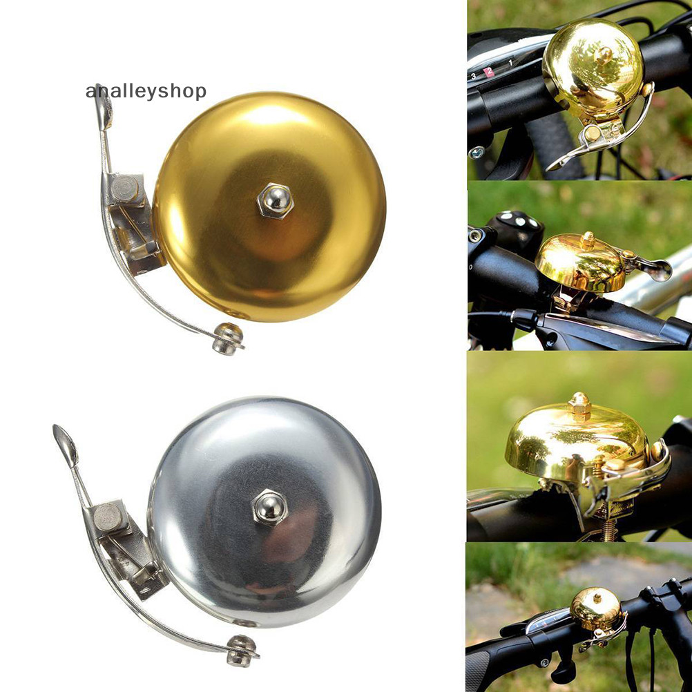 [Analleyshop ] New Cycle Push Ride Bike Loud Sound One Touch Bell Retro Bicycle Handlebar [th ]