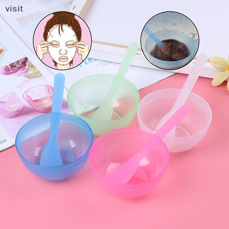[VI] 2 in 1 Homemade Makeup DIY Facial Face Bowl Stick ชุดเครื่องมือเครื่องสําอาง TH