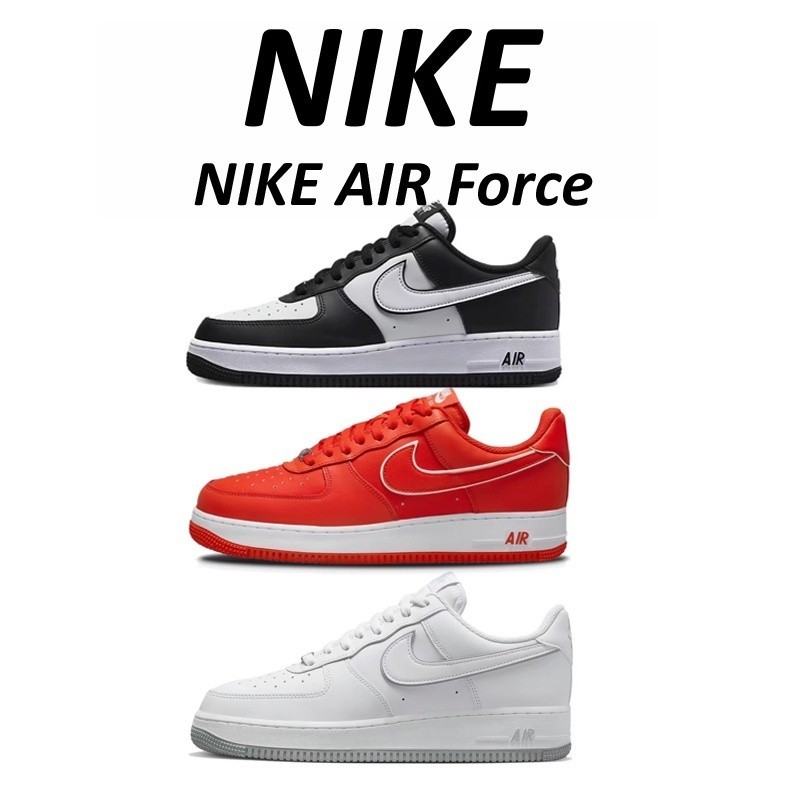 Nike Air Force 1 low รองเท้าผ้าใบหุ้มข้อต่ํากันลื่นรองเท้าลําลองสําหรับบุรุษและสตรี