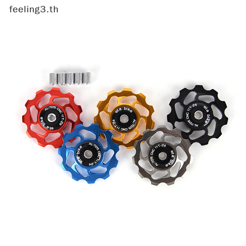{ Feeling3.th } 11T แบริ่งเซรามิก jockey ล้อลูกรอกจักรยานจักรยานเสือหมอบตีนผีด้านหลัง 1 PC 11T แบริ่งเซรามิค Jockey ล้อรอกจักรยานเสือหมอบจักรยานด้านหลัง Derailleur จักรยานเสือหมอบ C