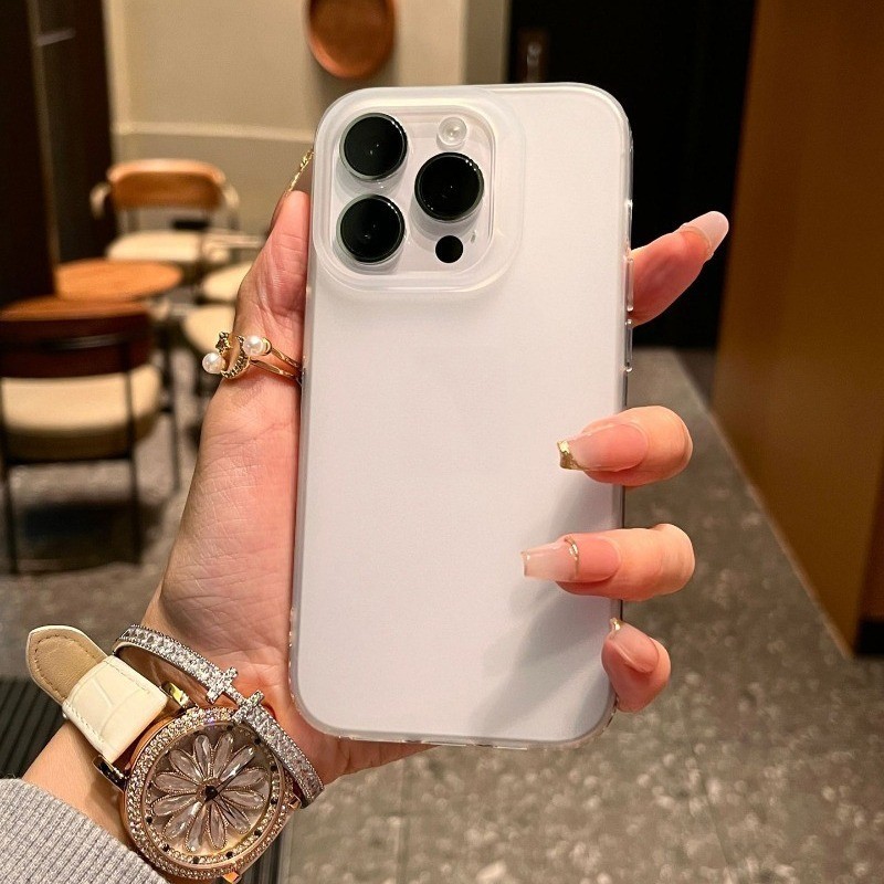 สําหรับiphone 16 15 14 13 12 11 Pro Max Plus XR XS Max 7 8 6s Plus PPผิวรู้สึกบางพิเศษMatte Antiลายนิ้วมือNon Yellowingกันกระแทกเคสโทรศัพท์