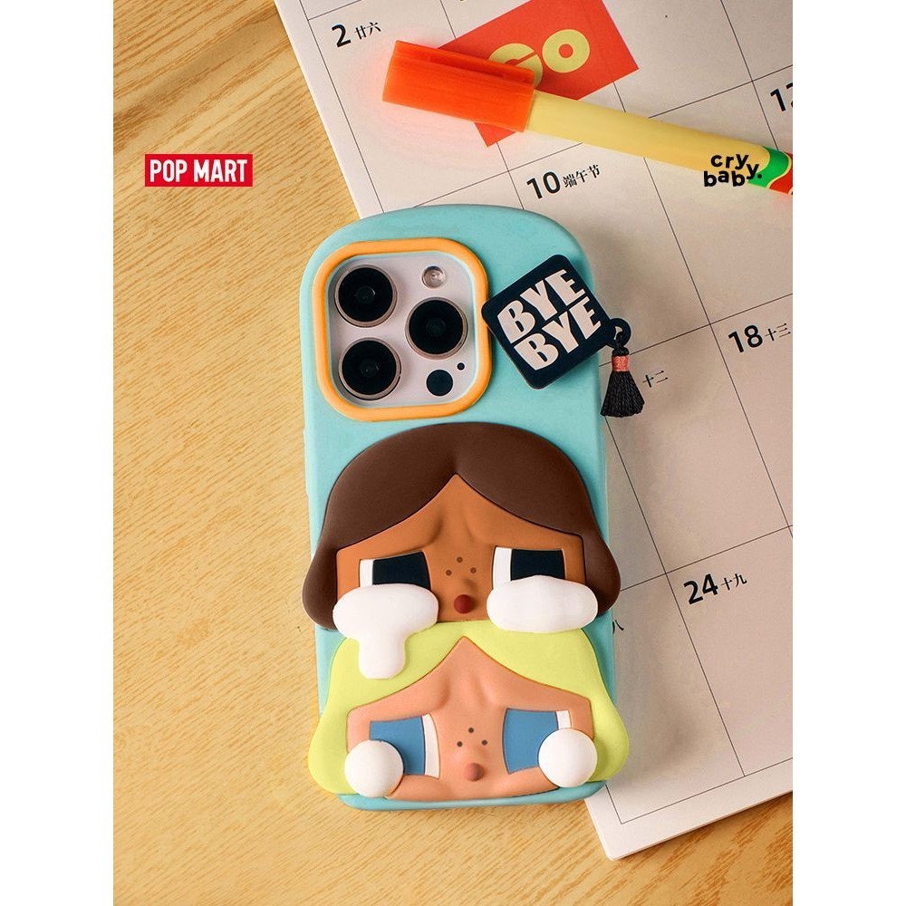 Popmart POPMART CRYBABY Sunset Song Series เคสโทรศัพท ์ iPhone14ProMax Apple 15