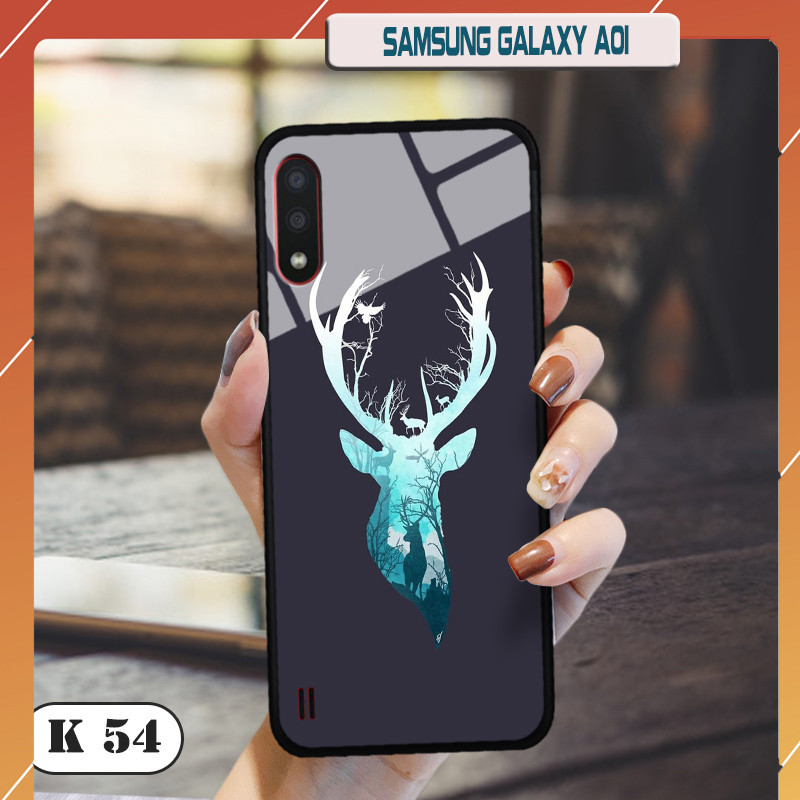 เคสกระจกนิรภัยสําหรับ Samsung Galaxy A01/ A01 Core/ A02/ A02 Core/A02S