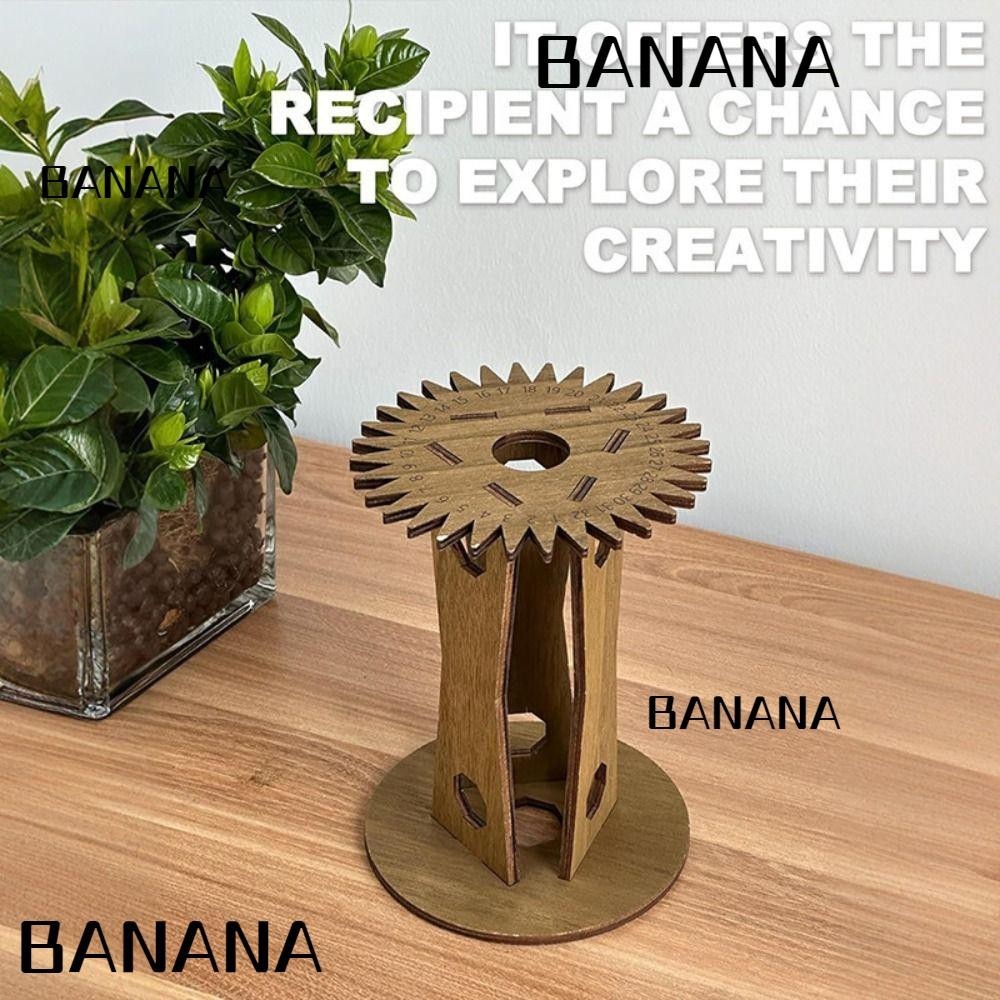 Banana1 Kumihimo Marudai Disk, Handmade แนวตั้งมือเชือก Braiding Disk, DIY เชือกไม้ถักเครื่องมือ