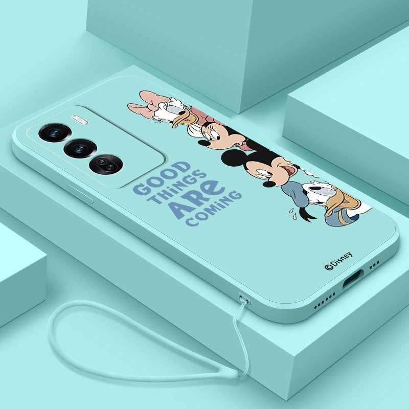 Oppo Reno 12 Pro Reno12 Pro 5G กรณีการ์ตูนดิสนีย์ตัวละครซิลิโคนอ่อนนุ่มเคสโทรศัพท์คลุมทั้งหมดเคสป้องกันกล้อง