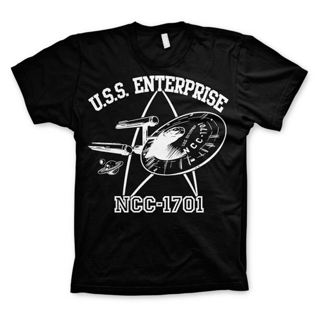 Star Trek Uss Enterprise Ncc-1701 Captain Kirk Mens Mens T-Shirt