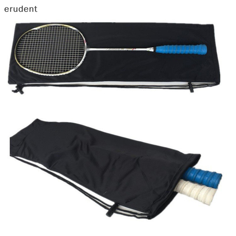 Erudent Plush ผ้าไม้แบดมินตัน Ball Bag ไหล่เดี่ยวแนวทแยงกันน้ําสควอชเก็บกระเป๋าเป้สะพายหลังกีฬาการฝึกอบรม Cover Youth ใหม่