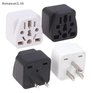 Annasun ใหม่ Universal USA Travel Charger ญี่ปุ่นอะแดปเตอร์แปลงเยอรมันรัสเซีย AU UK Kr EU To US AC Power Socket America Plug TH