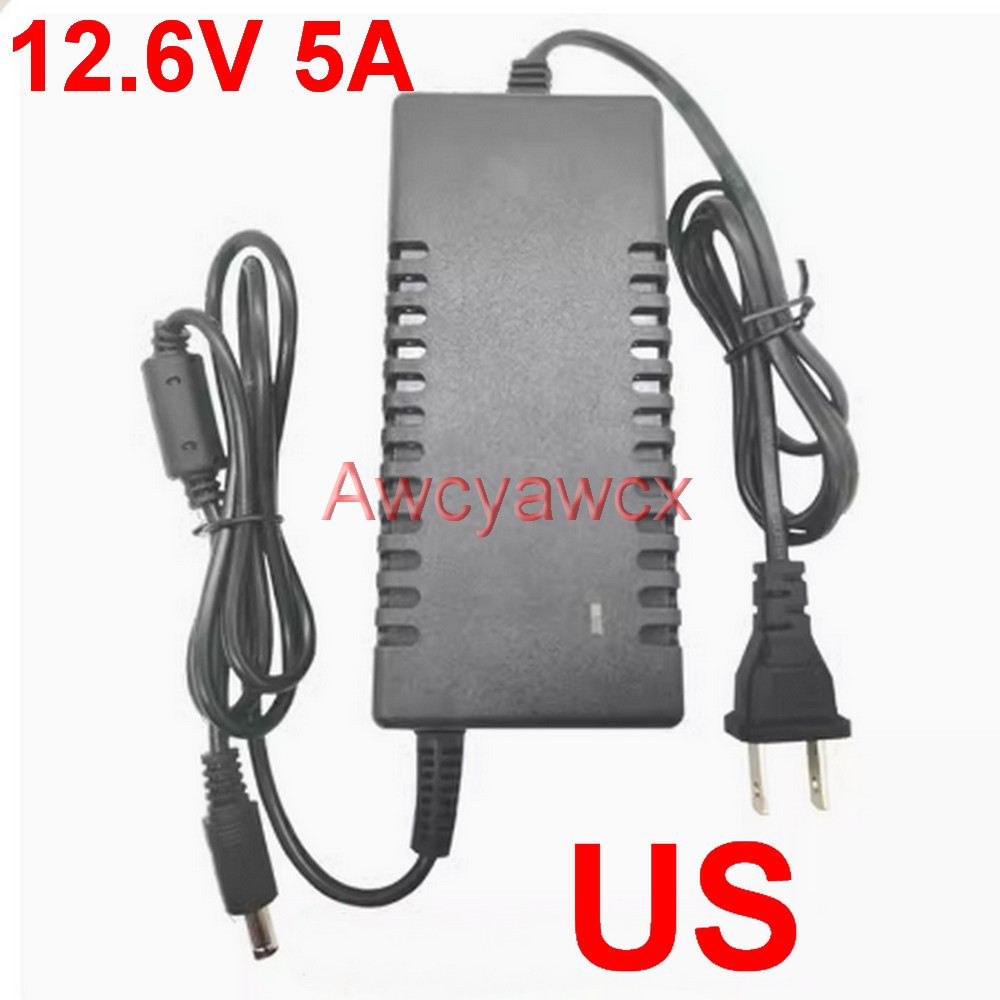 12.6v 5A 4A 3A 2A 1A 500mA Li-ion LiPo แบตเตอรี่สมาร์ท Charger 3S 18650 AC DC สําหรับ 10.8V 11.1V 12V power adapter LED supply ชุดเครื่องมือไฟฟ้าแพ็ค