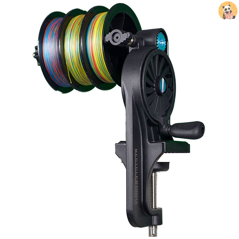 [CO] สายตกปลา Spooler ตารางแบบพกพา Clamp สายตกปลา Winder ปรับตกปลา Reel Line Spooler เครื่องสําหรับแท่งหนา / บาง TH - รูปที่ 3