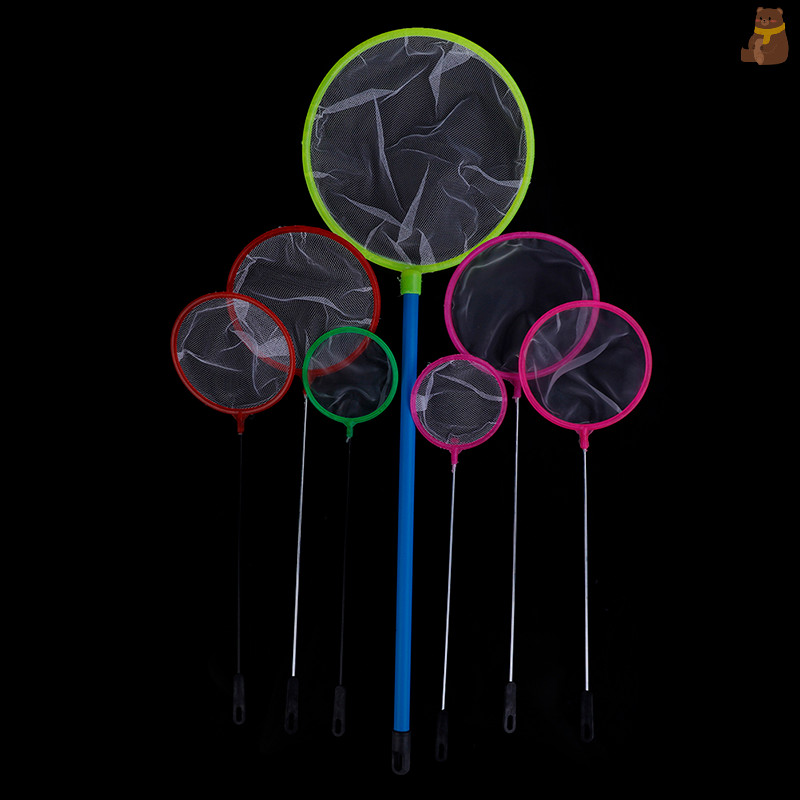[TA] Mini Aquarium Fish Catch Net Handle Tool ตกปลาอุปกรณ์ปลากลม TH