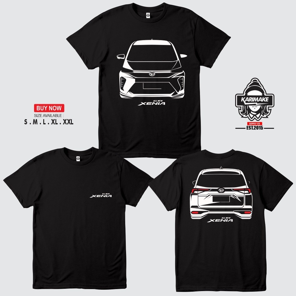 K T-Shirt DAIHATSU ALL NEW XENIA 2022v1 Automotive S-5XL ชุดปกติ เสื้อกีฬา y2k การ์ตูน