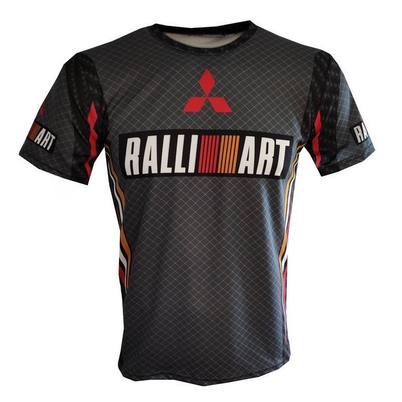 เสื้อยืดพิมพ์ลาย Mitsubishi Racing 3D Rally Lancer Evolution Evo 3 6 8