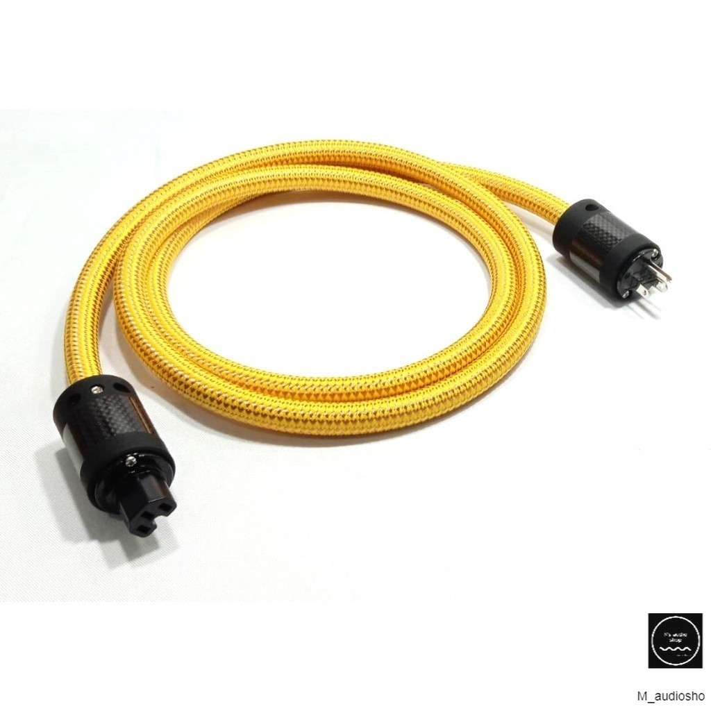 ......สายไฟ   Y AUDIO MPS SGP 348 7N OCC  พร้อมใช้งาน เข้าหัว MPS HADE มีทองกับโรเดียม......