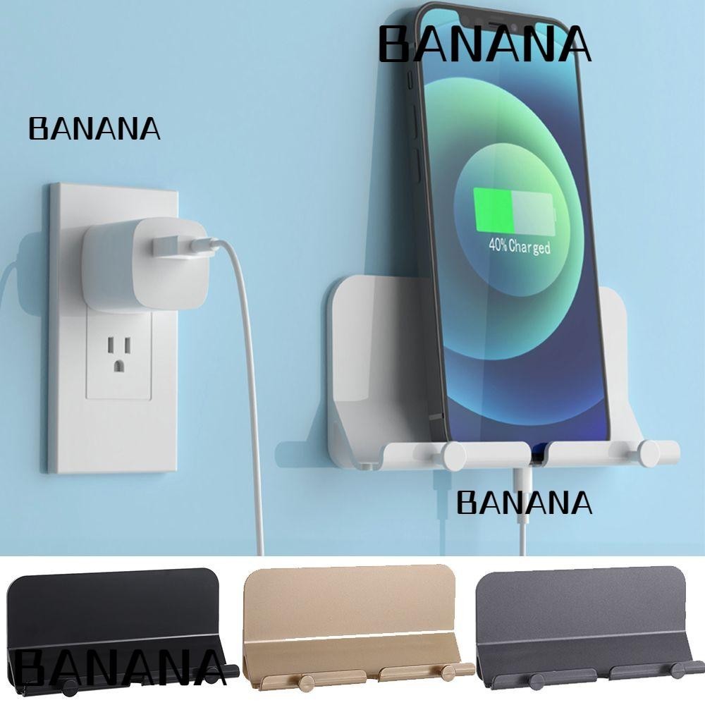 Banana1 ที่วางแท่นชาร์จติดผนังรองรับที่แขวนชั้นวางอะแดปเตอร์ชาร์จโทรศัพท์มือถือ