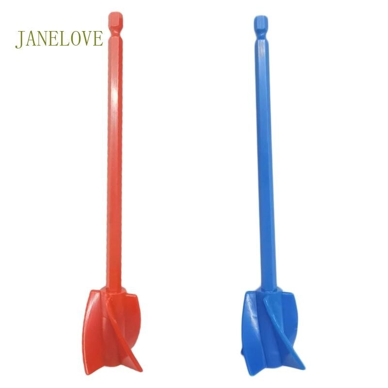 Jlove 1 4 ชิ้นเครื่องผสมสีเจาะสิ่งที่แนบมาเครื่องผสมสีเจาะสิ่งที่แนบมาสี Stirrers โคลนผสม Quart หรือแกลลอน Mixin