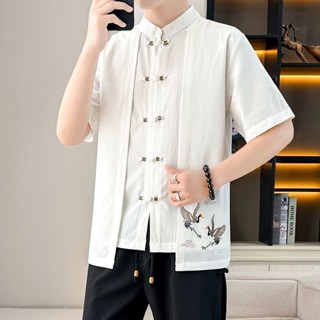 ผู้ชายเสื้อแบบดั้งเดิมกังฟูเสื้อสไตล์จีนรสสูท H Anfu ผู้ชายค…