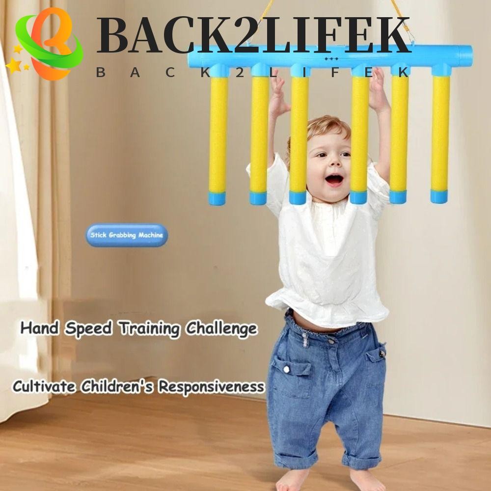 Back2lifek แท่งจับตาและมือ, อุปกรณ์ประกอบฉากออกกําลังกายตอบสนองอย่างรวดเร็วท้าทายเกมแท่งล้ม, ท้าทายแบบโต้ตอบพ่อแม่และลูกไม้ปฏิกิริยาเกมบ้าน