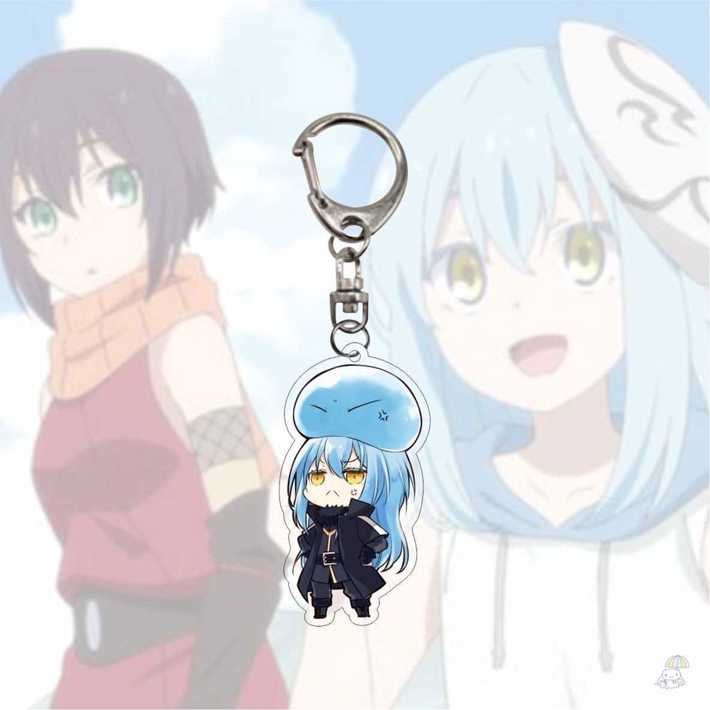 พวงกุญแจตัวการ์ตูน Rimuru Tempest สีสันสดใส Lip-Friendly อะนิเมะ Rimuru Tempest พวงกุญแจ_DH