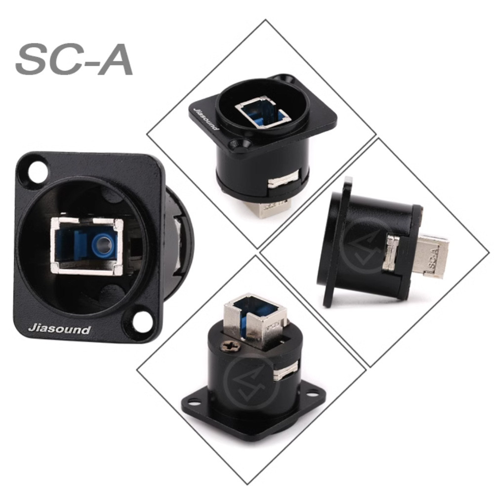 D ประเภทแผงแพทช์ตู้ 1U Balanced XLR BNC SDI 6.35 CAT6 USB3.0 ขั้วต่อลําโพงพูด HDMI