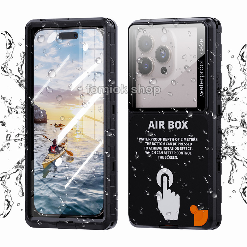 [Redpepper] Ip68 เคสโทรศัพท์กันน้ํา 6.9 นิ้ว Universal สําหรับ iPhone 16 Pro Max Samsung S25 Ultra ฯลฯฝาครอบหน้าจอสัมผัสใต้น้ํา