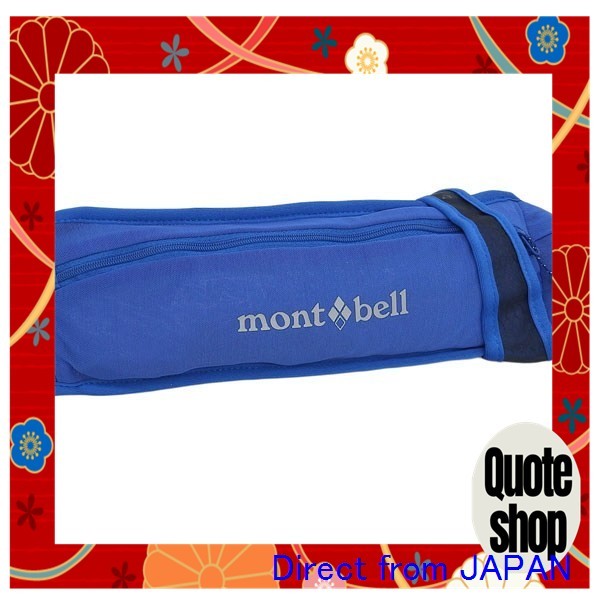 Montbell Bag Men's Women's กระเป๋าคาดเอวกระเป๋าสะพาย Body Bag Nylon Blue Cross Runner Pouch M 113333
