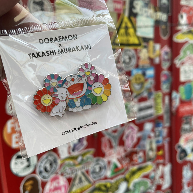 Takashi Murakami Doraemon เข็มกลัดตกแต่งน่ารักเด็กการ์ตูนที่ไม่ซ้ํากัน