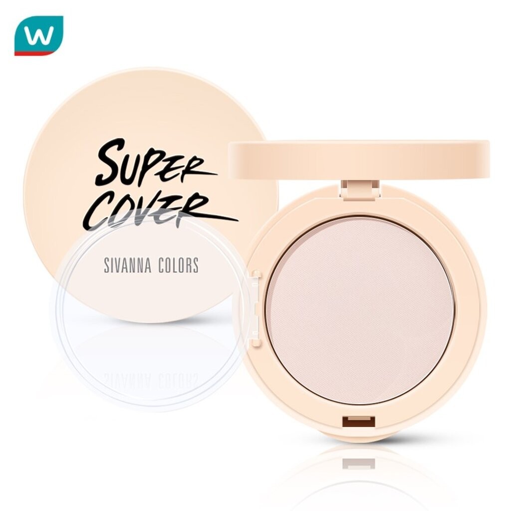 Sivanna ซีเวนน่า คัลเลอร์ส ซุปเปอร์ คัฟเวอร์ ลอง สเตย์ ฟาวเดชั่น พาวเดอร์ SPF30 PA+++ 10ก. 01