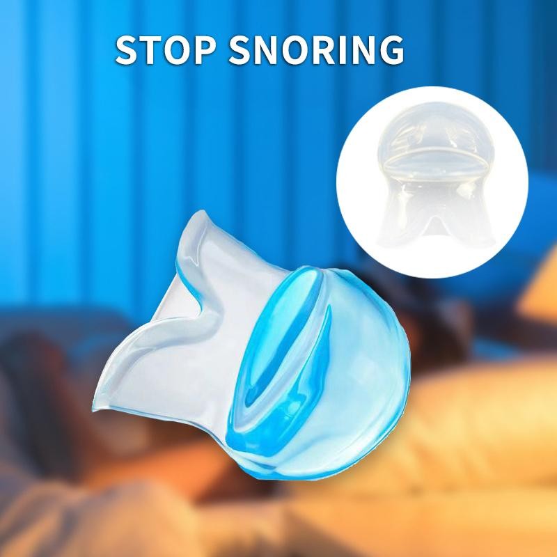 1 ชิ้นซิลิโคนป้องกันการนอนกรนลิ้นฝาครอบยึด Sleep Better Breathing Night Guard Aid Health Care Anti-snor Solution ใหม่