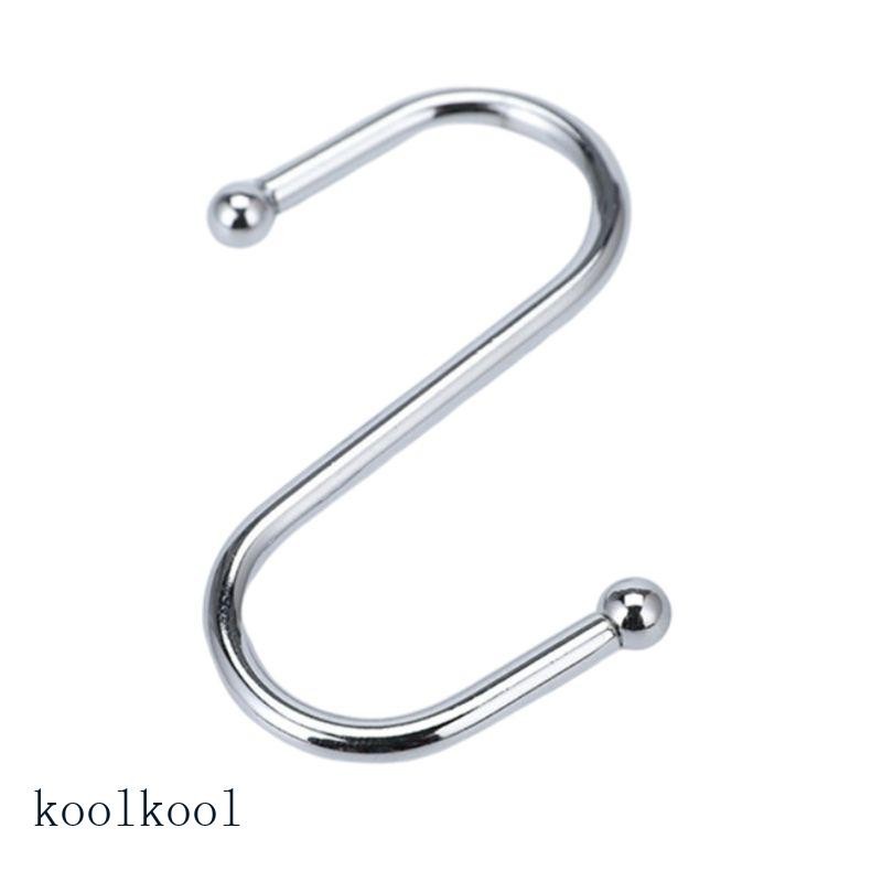 Kool ตะขอรูปตัว S สแตนเลสทนทานในครัวเรือน S ตะขอแขวนสําหรับเครื่องครัว