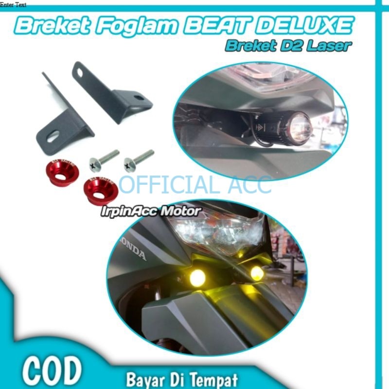 Beat Foglam Bracket | Deluxe D2 Beat Deluxe Under Foglam ขายึดไฟหน้า L V1