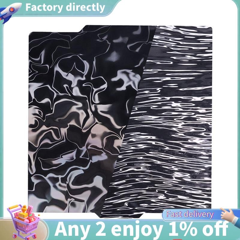 LU-Smooth PER Build Plate สําหรับ X1/X1C/X1E/A1/P1P/P1S,ยืดหยุ่นบทคัดย่อน้ํา + Wood Grain PER Effect