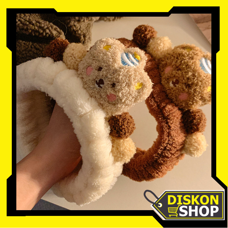 Shop - F6542 Bear & Panda Hairband / ที่คาดผมหน้ากากสุดน่ารัก