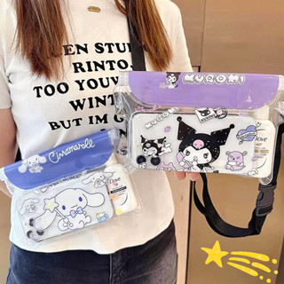 กระเป๋าคาดเอวกันน้ําลายการ์ตูนสงกรานต์ sn Kuromi โทรศัพท์มือ…