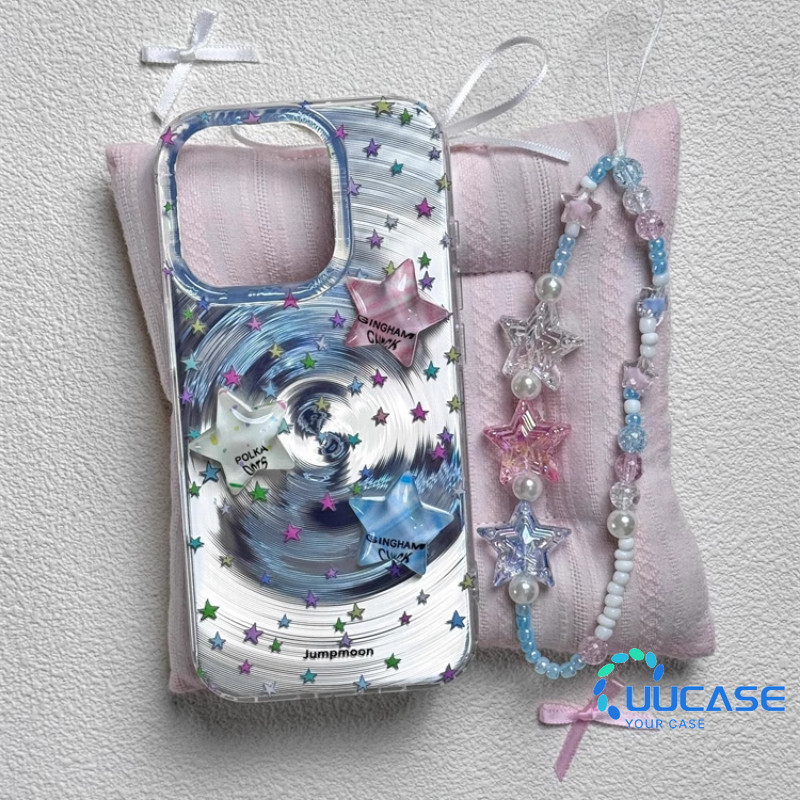 สําหรับ ไอโฟน 16มือโปร โทรศัพท์มือถือ เคสดาวสี ใหม่ ไอโฟน15โปรแม็กซ์ สองชั้น 14 หญิง 13 เปลือก 16 รว