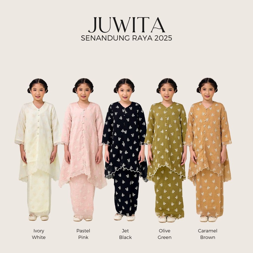 Baju Kurung Raya 2025 Juwita Kids Theins