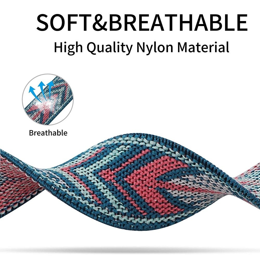 สายยางยืดไนลอน for IWatch Ultra 3 2 SE 3 2 Apple Watch Series 11 10 9 8 7 6 5 4 Smartwatch 49มม 45 44มม 40 46มม 42 38มม - รูปที่ 6