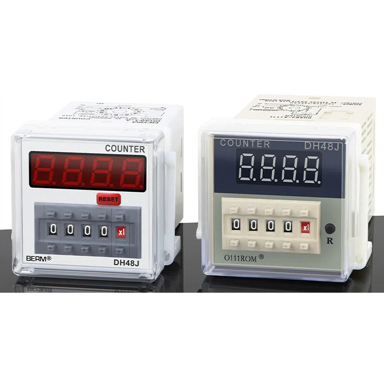 เคาน์เตอร์ความแม่นยําสูง, DH48J-8 DH48J-11A จอแสดงผลดิจิตอลเคาน์เตอร์อิเล็กทรอนิกส์ DH48J-A รีเลย์ P