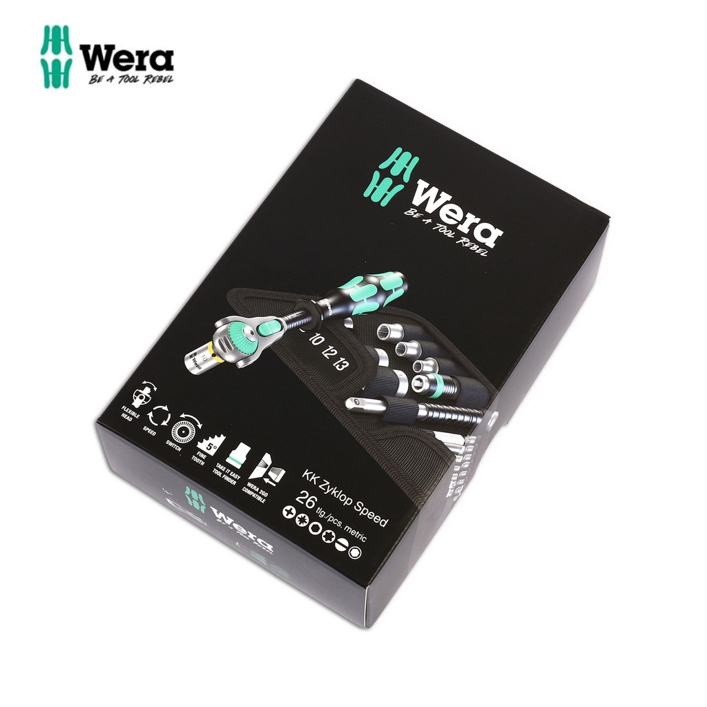 WERA ชุดประแจ Zyklop Speed 26 ชิ้น รหัส 0501045001 (เวร่า)