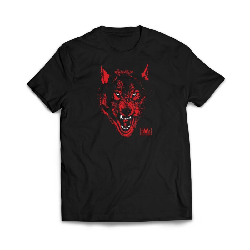 NWo Red Wolfpack New World Order เสื้อยืด Wolfpac