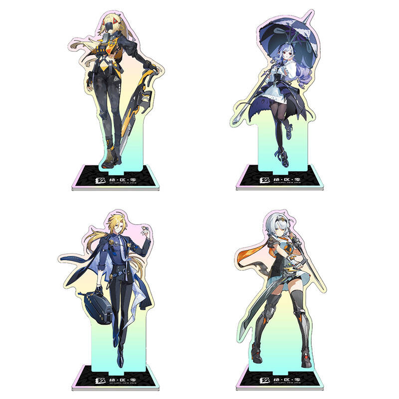 Zenless Zone Zero stand Vivian Hugo Miyabi ฟิล์มสีรุ้ง interlayer อะคริลิค standee ของขวัญ