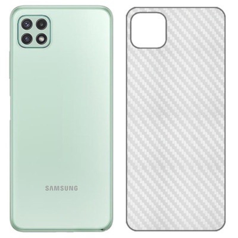 [ส่งจากประเทศไทย] ฟิล์มหลัง For Samsung A22 4G / Samsung A22 5G ฟิล์มหลังลายเคฟล่า กันน้ำกันเหงื่อ ก