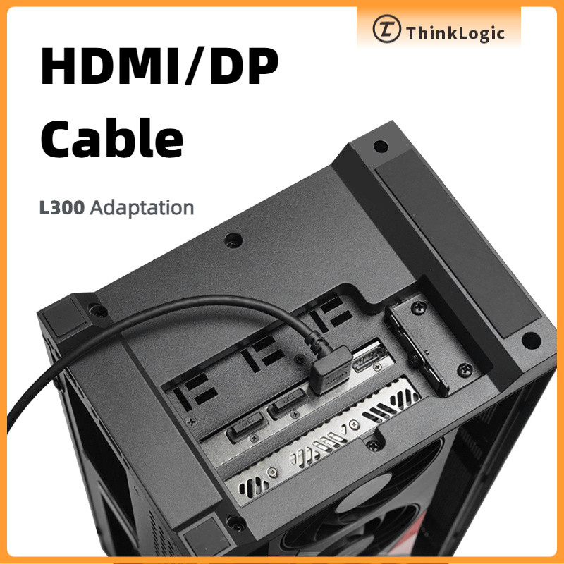 HDMI2.1 DP1.4 งูเงา L300 ข้อศอกที่กําหนดเองการเชื่อมต่อโดยตรง 1.5m 4K 120Hz/240Hz HDR VRR หน้าจอ Fla