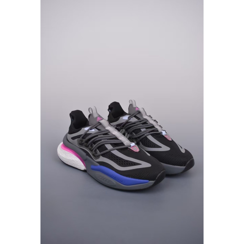 ❤️ ผลิตภัณฑ์ถ่ายจริง adidas ALPHABOOST V1 Sustainable รองเท้าวิ่งสบาย ๆ เทรนด์ต่ำ HP6612