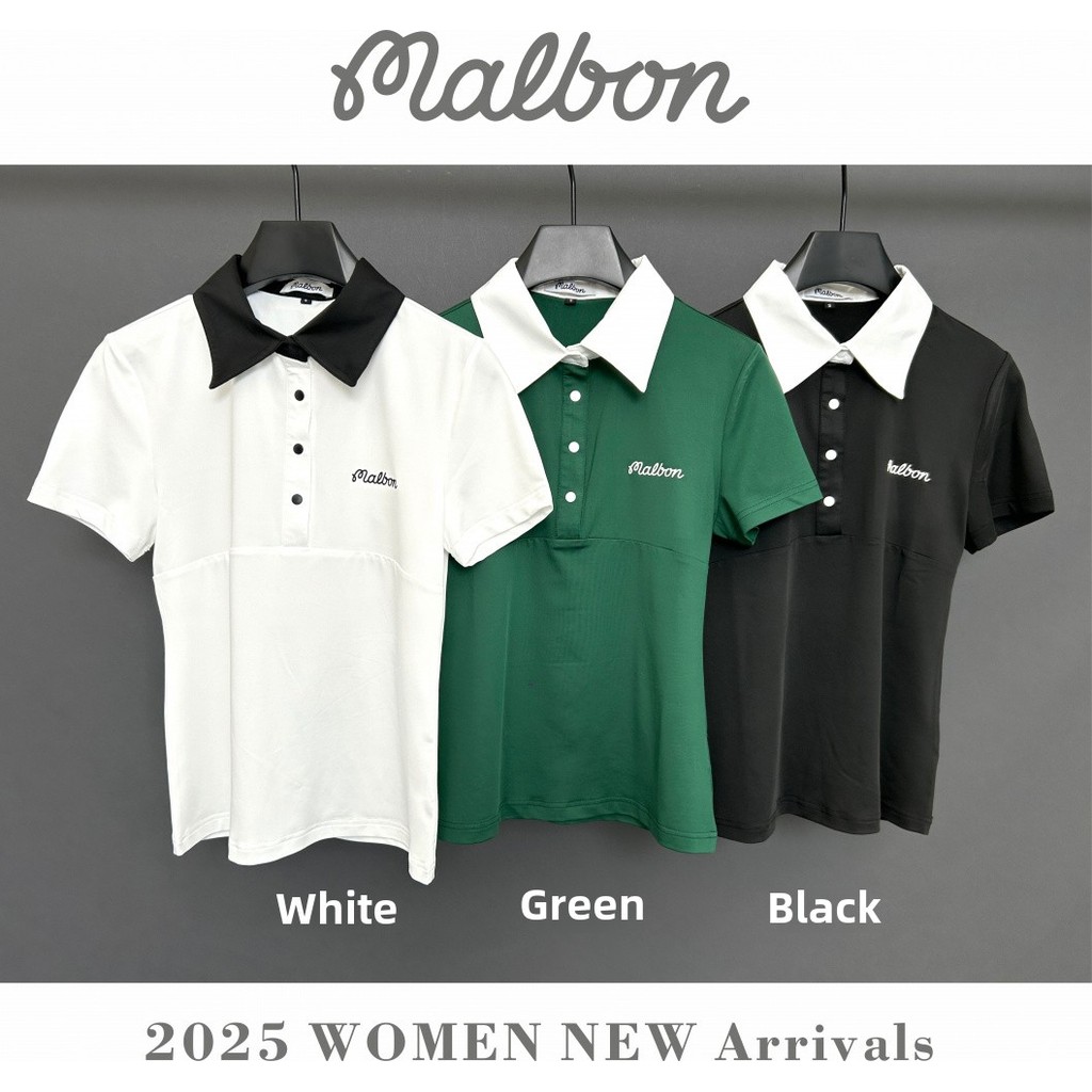 2025 Golf Ladies Sports Top Slim-fit แฟชั่นครีมกันแดดเสื้อยืด AT25050 VUJB