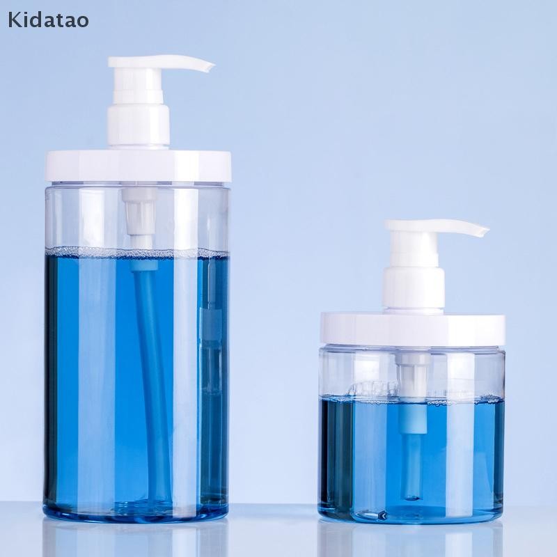 Kidatao PET โลชั่นปั๊มขวดขนาดใหญ่ความจุแชมพูเปล่า Sub-bottling พลาสติกหัวปั๊มฝักบัวคอนเทนเนอร์เครื่องสําอางอุปกรณ์เสริมสําหรับเดินทางใหม่