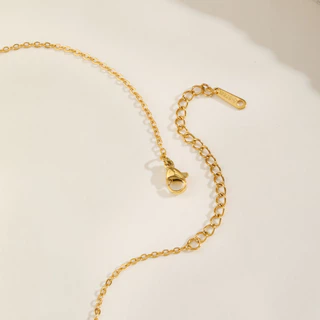 Vnox Cross Chain สร้อยคอจี้ดอกทานตะวันสําหรับผู้หญิงผู้ชาย,สแตนเลส Boho ปรับ Choker Chain เครื่องประดับ
